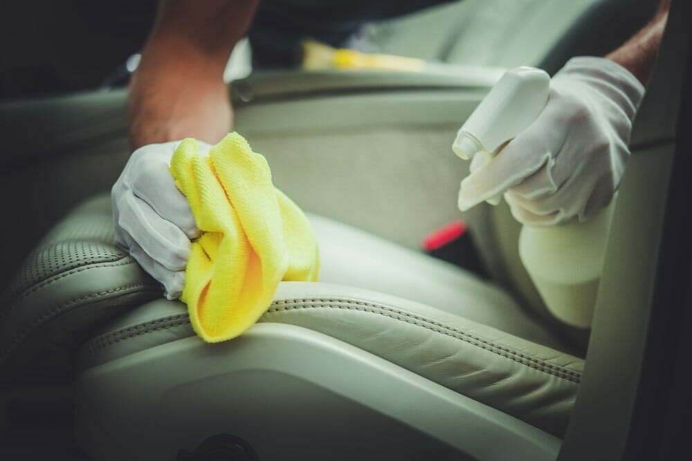 Clean Car Seats With Shaving Cream